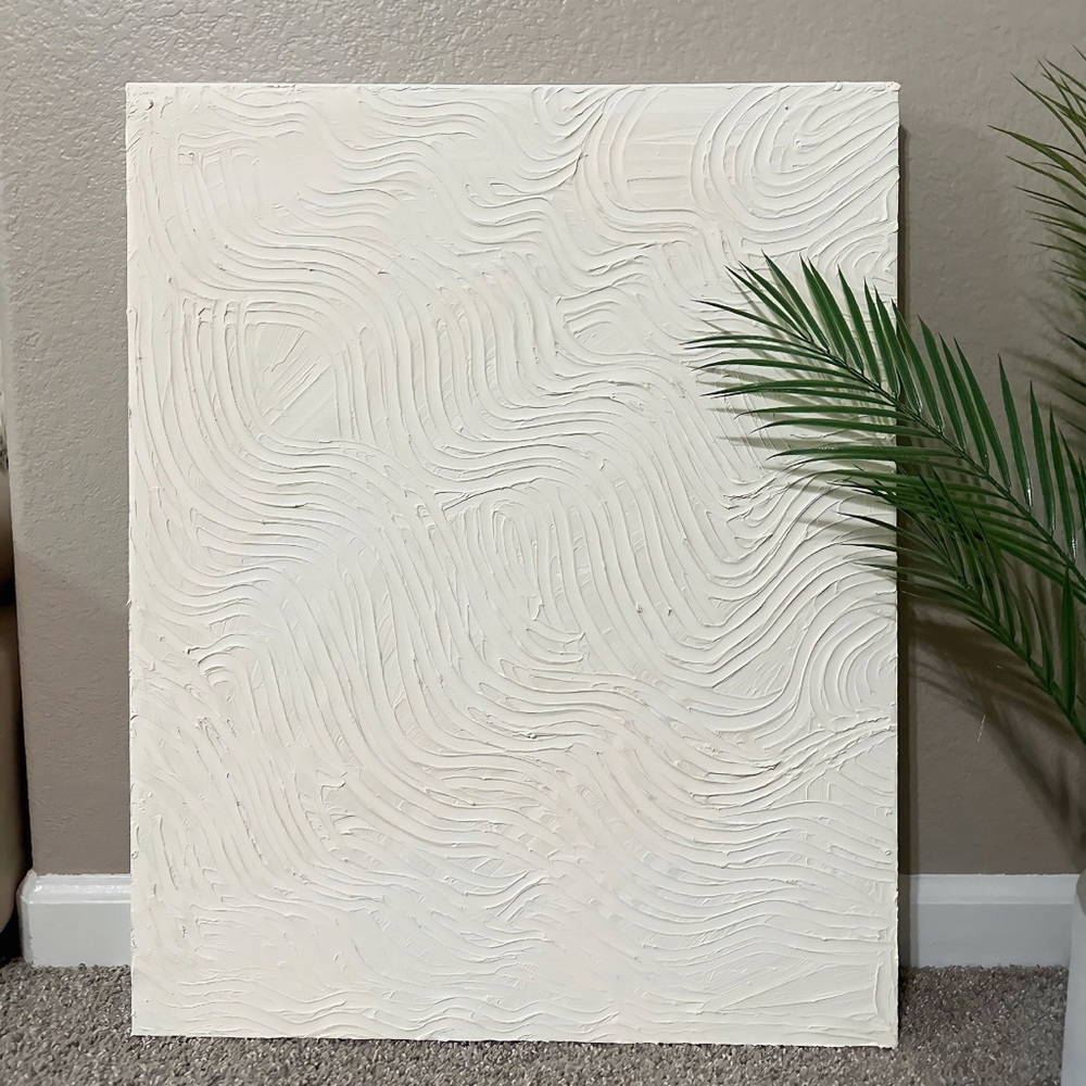 SOLD - 24 x 36 textured wall art